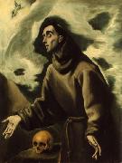 El Greco. Saint Francis Receiving the Stigmata El Greco